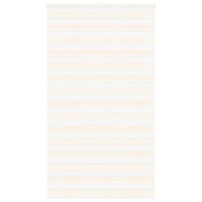 vidaXL Zebrarollo Marmorbeige 130x200cm Stoffbreite 125,9 cm Polyester