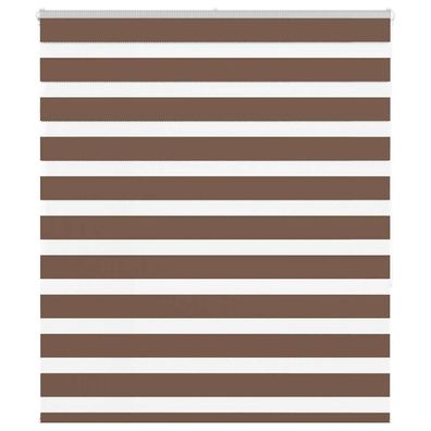 vidaXL Zebrarollo Braun 135x150 cm Stoffbreite 130,9 cm Polyester