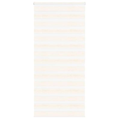vidaXL Zebrarollo Marmorbeige 95x200 cm Stoffbreite 90,9 cm Polyester
