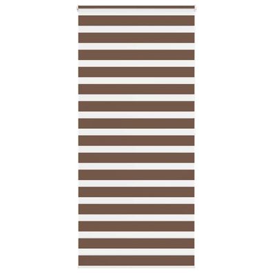 vidaXL Zebrarollo Braun 110x200 cm Stoffbreite 105,9 cm Polyester
