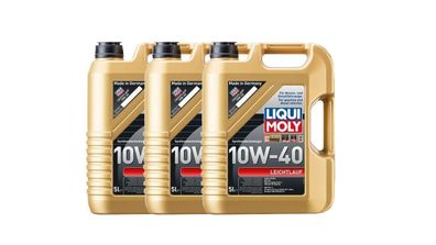 LIQUI MOLY 1310 Leichtlauf 10W-40 3x5 Liter