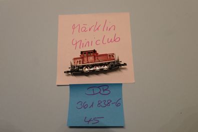 Märklin Miniclub Z Diesellok der DB 361 838 Blister/top 45