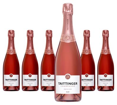 6 x Champagne Taittinger Brut Prestige Rosé