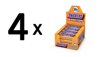 4 x Mars Protein Snickers High Protein Bar - Peanut Butter (12x57g) Peanut Butter