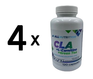 4 x CLA + L-Carnitine + Green Tea - 120 caps