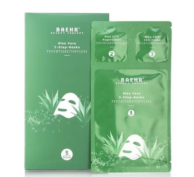 Pedibaehr - Baehr Beauty Concept  - Aloe Vera 3-Step-Maske, Sachet 1 Pack (5 Stk.)