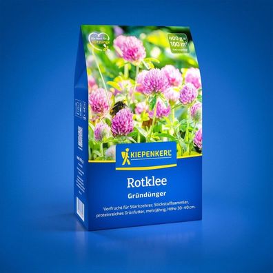 Rotklee, 400 g, Vorfrucht für Starkzehrer - Stickstoffsammler