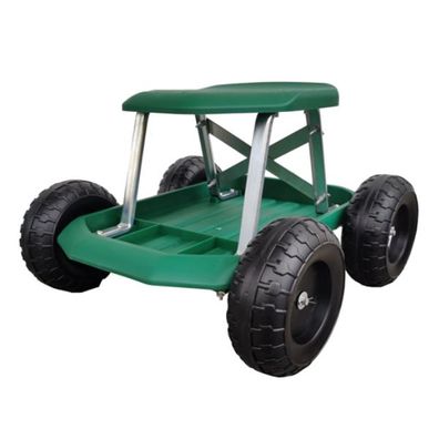 Rollsitz für die Gartenarbeit, Gartenhocker XL, Gartenwagen Rollwagen Gartensitz