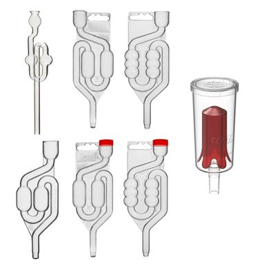 Gärrohr Gärspund Gärrörchen 7 Sorten Zubehör Gärzubehör Fermentationsrohr Rohr