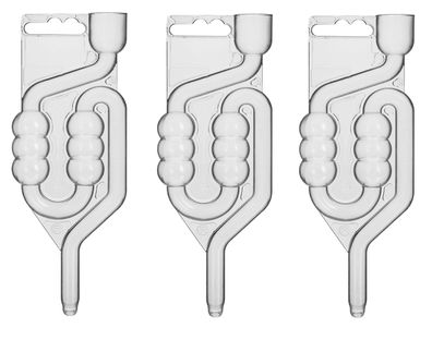3er SET Gährröhrchen Kunststoff Gärspund Gärrohr Gäraufsatz Bier selbst brauen