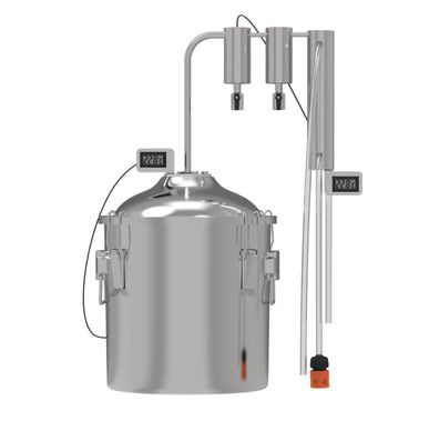 18L Edelstahl kessel Alkohol Destillieranlage haus Destille Wein Schnapsbrennen