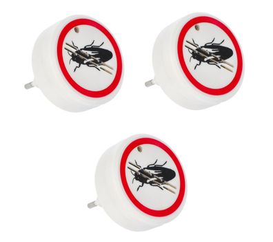 3x Ultraschall Vertreiber Mosquito Insekten Ultrasonic Pest Repeller Reject