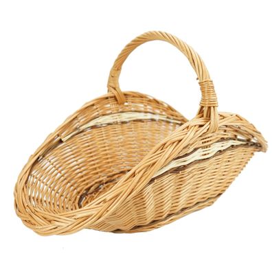 Kaminholzkorb Weide Holzkorb Brennholz Korb Weidenkorb Deko Tragekorb