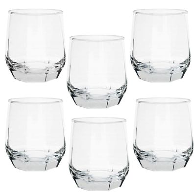 Wassergläsern 6 er- SET Whiskeyglas 215 ml Teegläser Kaffeeglas Whiskygläser