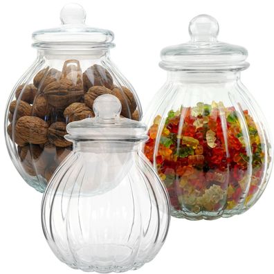 Bonboniere Bonbonglas Vorratsglas Vorratsgläser Gebäckdose Keksdose S10