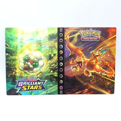 Pokemon 240 Karten Album Glurak Fliegend TCG Ordner