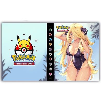 Pokemon 240 Karten Album Cynthia Anime TCG Ordner