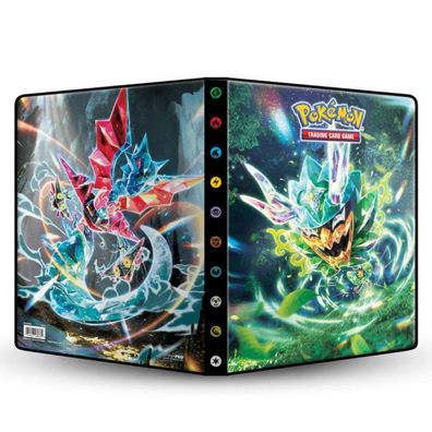 Pokemon 252 Karten Album TCG Ordner Katapuldra & Ogerpon