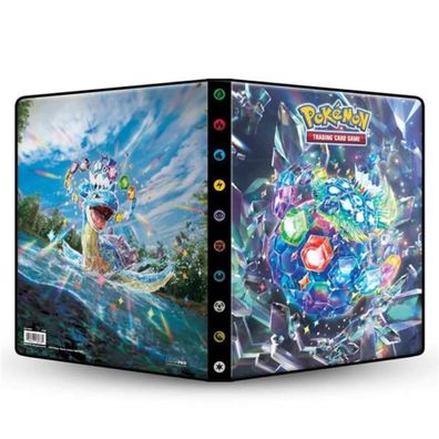 Pokemon 252 Karten Album Karmesin & Purpur Stellarkrone TCG Ordner Lapras & Terapagos