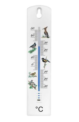 Zimmerthermometer Thermometer Innen Kunststoff Außenthermometer Analog Raum MD6