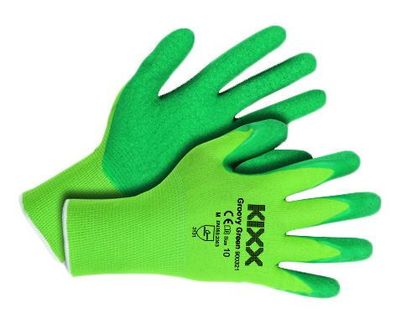 Gartenhandschuhe Groovy Green Größe XL oder 10 Kixx