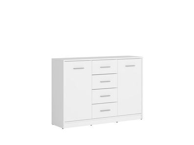 Kommode mit Schubladen Nepo Plus - Schubladenschrank - Sideboard - Weiß