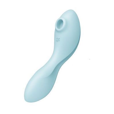 Satisfyer Curvy Trinity 5+ Klitorisstimulator mit Vibrationen Blau - 1 Stk