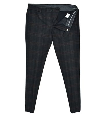 MANUEL RITZ Wolle Herren Karo-Hose 48