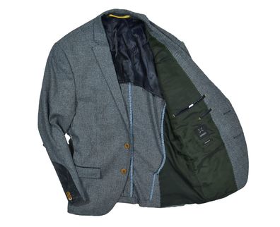 STONES Shape Fit Herren Blazer aus Premium-Schurwolle und Seide 50