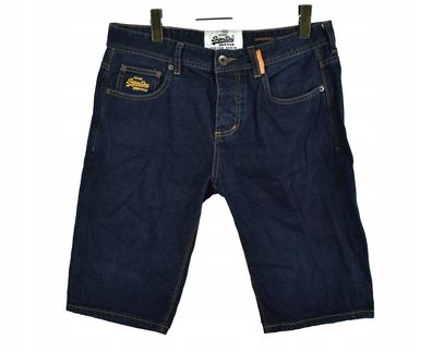 Superdry Copperfill Lose Herren Denim Shorts 34