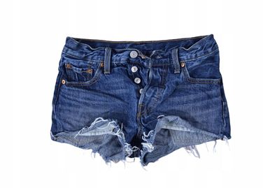 LEVIS 501 Damen Jeans Shorts W24