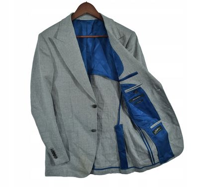 Suitsupply Herrenjacke aus Wolle und Leinen EU 98 UK 38L