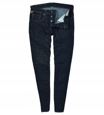 DENIM SUPPLY RALPH LAUREN Abgesenkte Röhrenjeans W29 L34