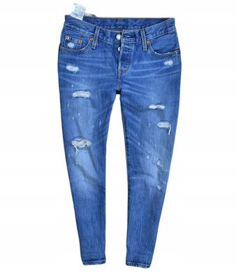 LEVIS 501 Maßgeschneiderte &amp; konisch zulaufende Jeans W23 L32