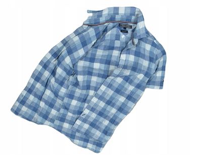TOMMY Hilfiger Hemd aus Baumwolle und Leinen / S