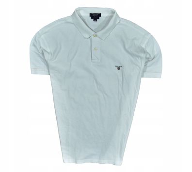 GANT Weißes Herren-Polohemd / 2XL