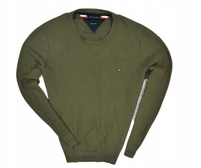 TOMMY Hilfiger Herren Pullover aus Bio-Baumwolle / L