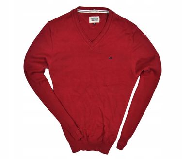 TOMMY Hilfiger Rot Herren Pullover mit V-Ausschnitt / S
