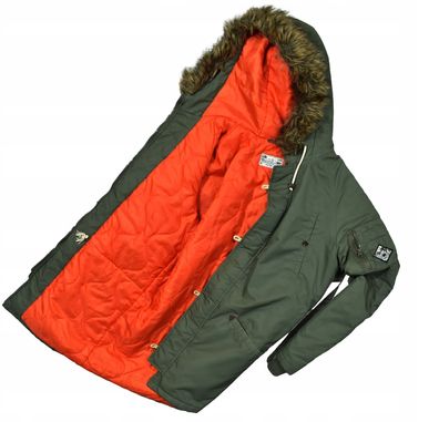 VANS Men's Warmed Parka Khahki Jacket M