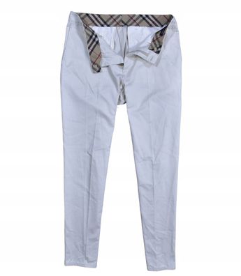 Burberry Elegante weiße Hose mit Logo / 46