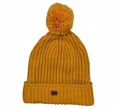 CAMEL ACTIVE Damen-Wintermütze mit Bommel Einheitsgröße