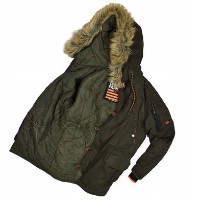 Superdry Mikrofaserjacke Herren Parka / S