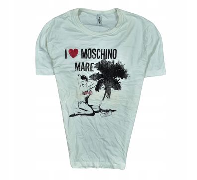 Moschino Weißes Logan T-Shirt Damen / M