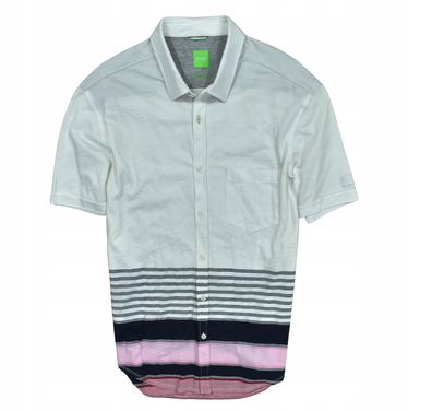 HUGO BOSS Modern Fit Herren Hemd aus Baumwolle Pique L