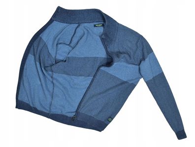 PIERRE CARDIN Ungeknöpfter Herren-Baumwollpullover M