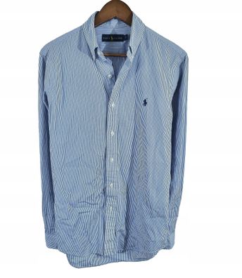 RALPH LAUREN Herren Fein gestreiftes Hemd S
