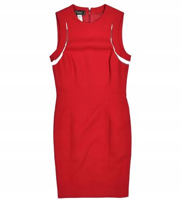 Versace Made in Italy Kleid aus Wolle ohne Ärmel 40