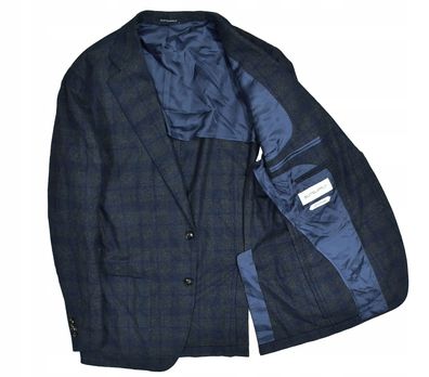 Suitsupply Havanna plissierte HL-Woll-Kaschmir-Jacke 50