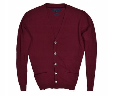 TOMMY Hilfiger 100% Kaschmir Herren Strickjacke Pullover L