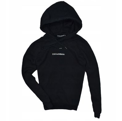 Schwarzes Herren-Sweatshirt mit Kaputra 54 von Dolce &amp; Gabbana